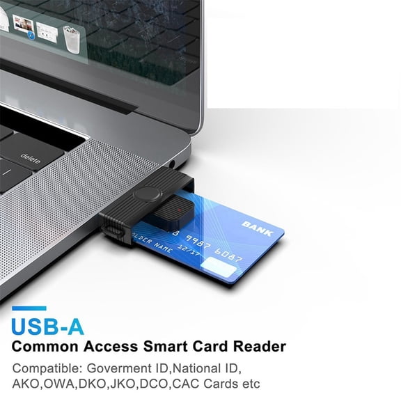USB Smart Card Reader Memory ID Bank EMV Electronic DNIE Dni Sim Cloner Connector Adapter for OS, USB