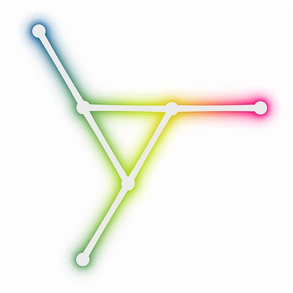 USB Smart Wall Light RGB LED Light Bars 16 Million Color Dimmable Music Sync DIY Home Decor Light Bars White