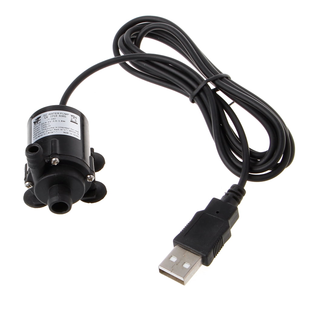 USB Solar Power Hot Circulation Water Pump Brushless Motor Aquarium Submersible
