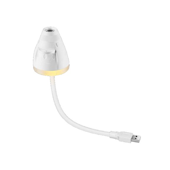 USB Spaceship Star Projection Light Flexible Gooseneck Projector Lamp For Bedroom Ceiling Night Ambiance Decor
