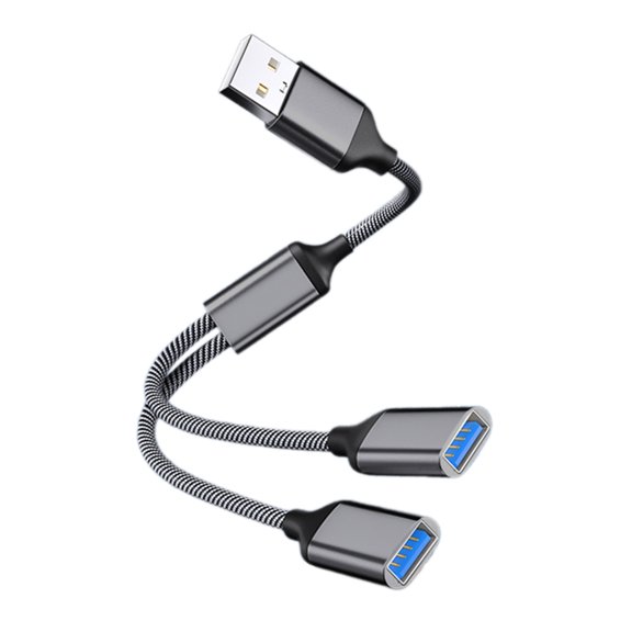 USB Splitter Cable Cable Connect, Charge and Transfer Data with Convenience