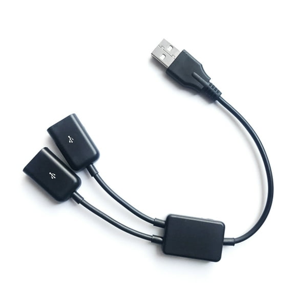 USB Splitter Cable USB Y Splitter Adapter Power Cord Extension for Charging Data Transfer USB Port Extender Hub Adapter