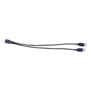 USB Splitter, USB 2.0 Y Splitter Charger Cable 1 Female to 2 Male Power Cord Extension Hub Adapter for Car / Laptop