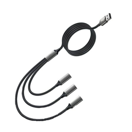 USB Splitter USB Male to 3 Female USB Extension Cable Long USB 2.0 Splitter