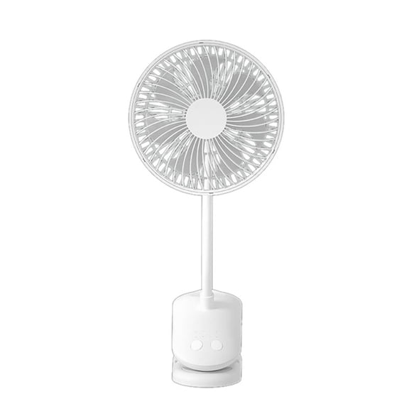 USB Stroller Fans 3600Mah Fan Clip Fan Portable with 4 Gears Quiet Clip on Mini Table Fan 720 Rotatable Battery Fan