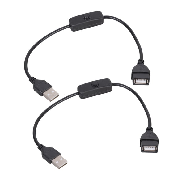 USB Switcher Cable with On/Off Button for LED Lights and 5V2A Power Supply
