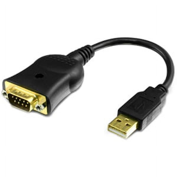 USB TO RS-232 DB9 SERIAL ADAPT DB-9 MALE