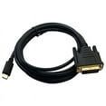 USB TYPE C to DVI Cable USB Type C to DVI 24+1 Adapter 4K 30Hz (6FT/1.8M) for 3 for 2017/2016