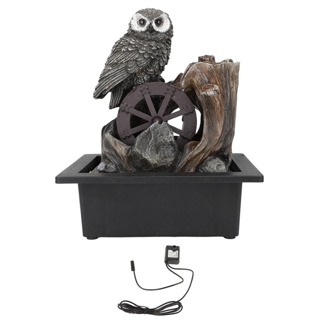 USB Tabletop Fountain Increase Humidity Adjustable Tabletop Waterfall