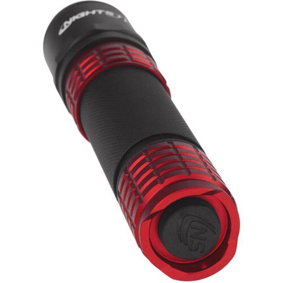 USB Tactical LED 900 Lumens Flashlight with Holster - Red