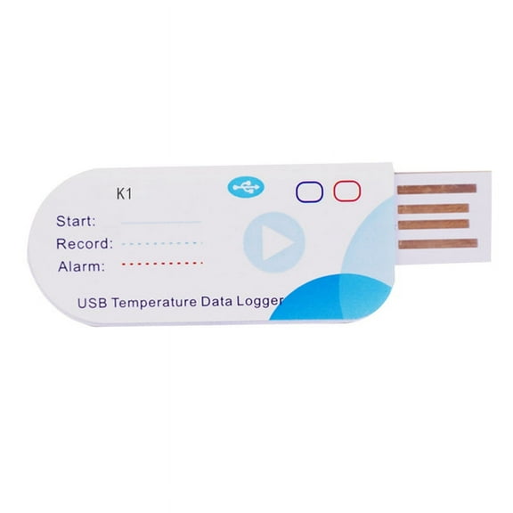 USB Temperature Data Logger 14400 Points USB Report 60 Days IP65 Disposable Record G14495