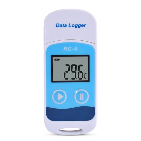 USB Temperature Data Logger, Datalogger Temp Recorder, Internal Sensor Monitoring, 1, Temperature Logger, Data Monitoring, USB Thermometer