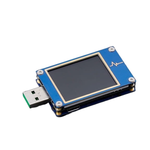 USB Tester Fast Charge 1.77 Inches Data Line Charging Head Detector Digital Voltmeter Ammeter Voltage Current Meter ,Easy to Operate