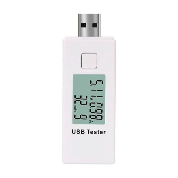 USB Tester Voltmeter Ammeter Digital LCD Voltage Monitor Current Meter Capacity Tester 9V 3A With Backlight ,Easy to Operate