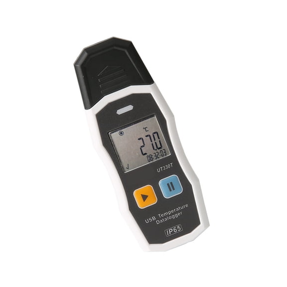 USB Thermometers Hygrometer Data Logger with Front Display and Condition History Recording for Greenhouses and Cold Storage