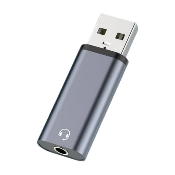 USB To 3.5mm Audios Adapter Stereo Sound Card For Laptop/Desktops Connection