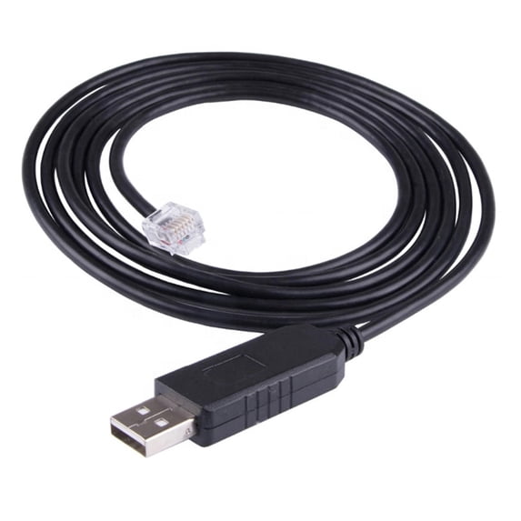 USB To RJ12 RS232 Virtual Serial Cable For Data Transfer And Device Connection