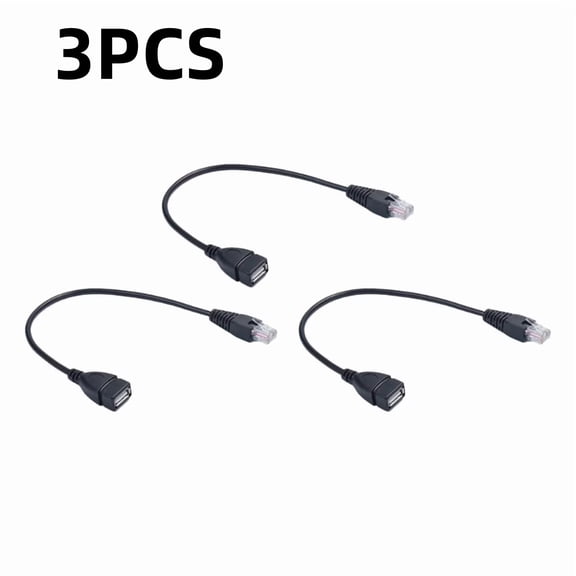 USB To RJ45 Converter Cable With Plugs And Play Functionality USB to RJ45 Ethernet Cable For Networking Printer Webcams