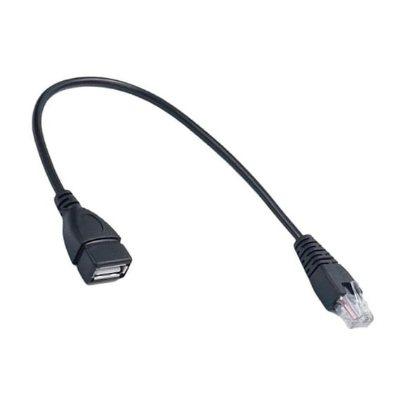 USB To RJ45 Converter Cable With Plugs And Play Functionality USB to RJ45 Ethernet Cable For Networking Printer Webcams