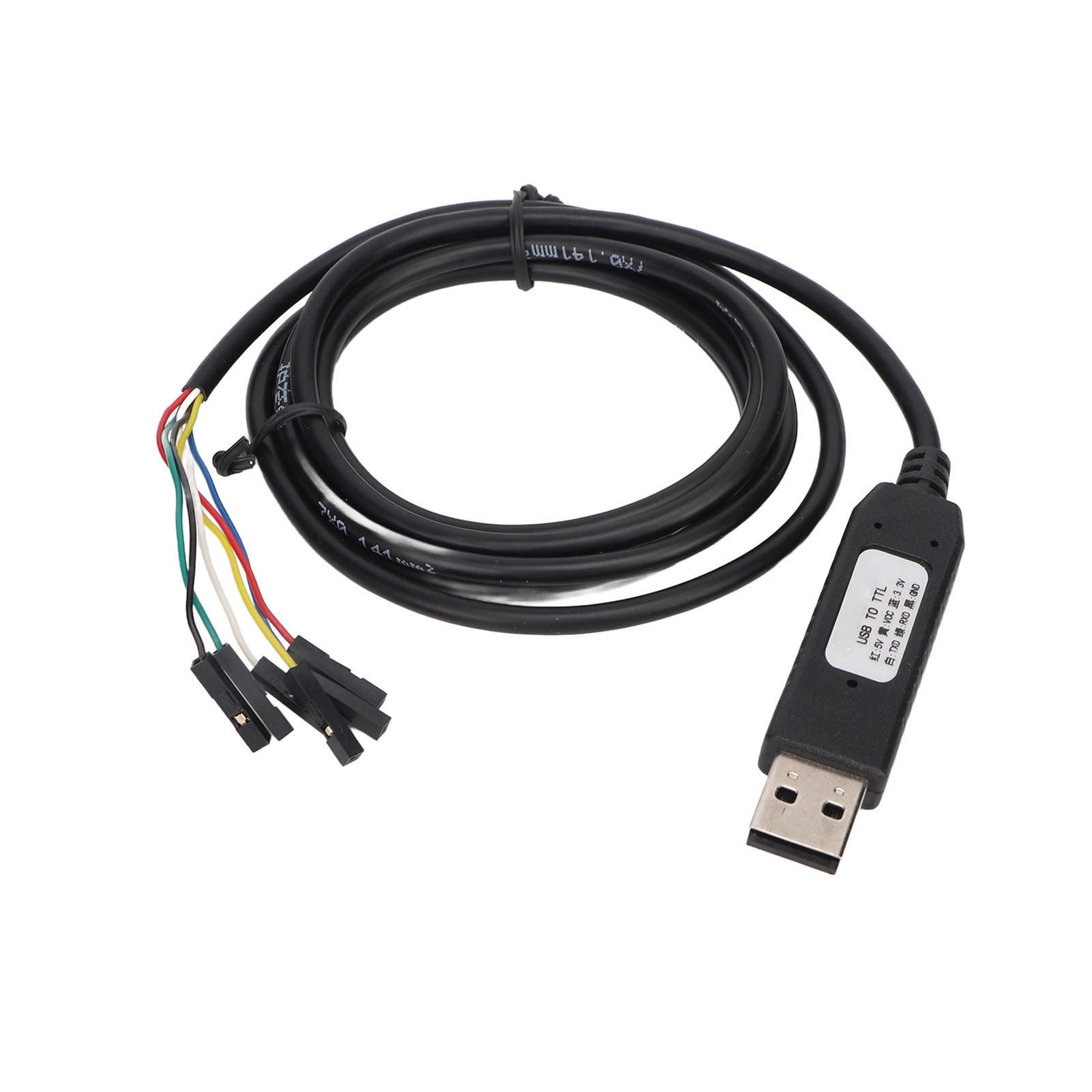 USB To TTL Serial Cable, Debug Console Cable 50bps To 2Mbps 3 Color Indicators For Office