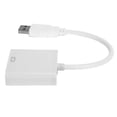 thumbnail image 1 of USB To VGA Adapter, Video Converter USB 3.0 To VGA Adapter 15Pin Female Computer Accessories For Desktop For PC For Laptop White, 1 of 8