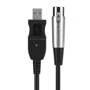 USB To XLR Cable, USB MIC Link Cable, Microphone Link Cable, With Indicator Light, For PC,