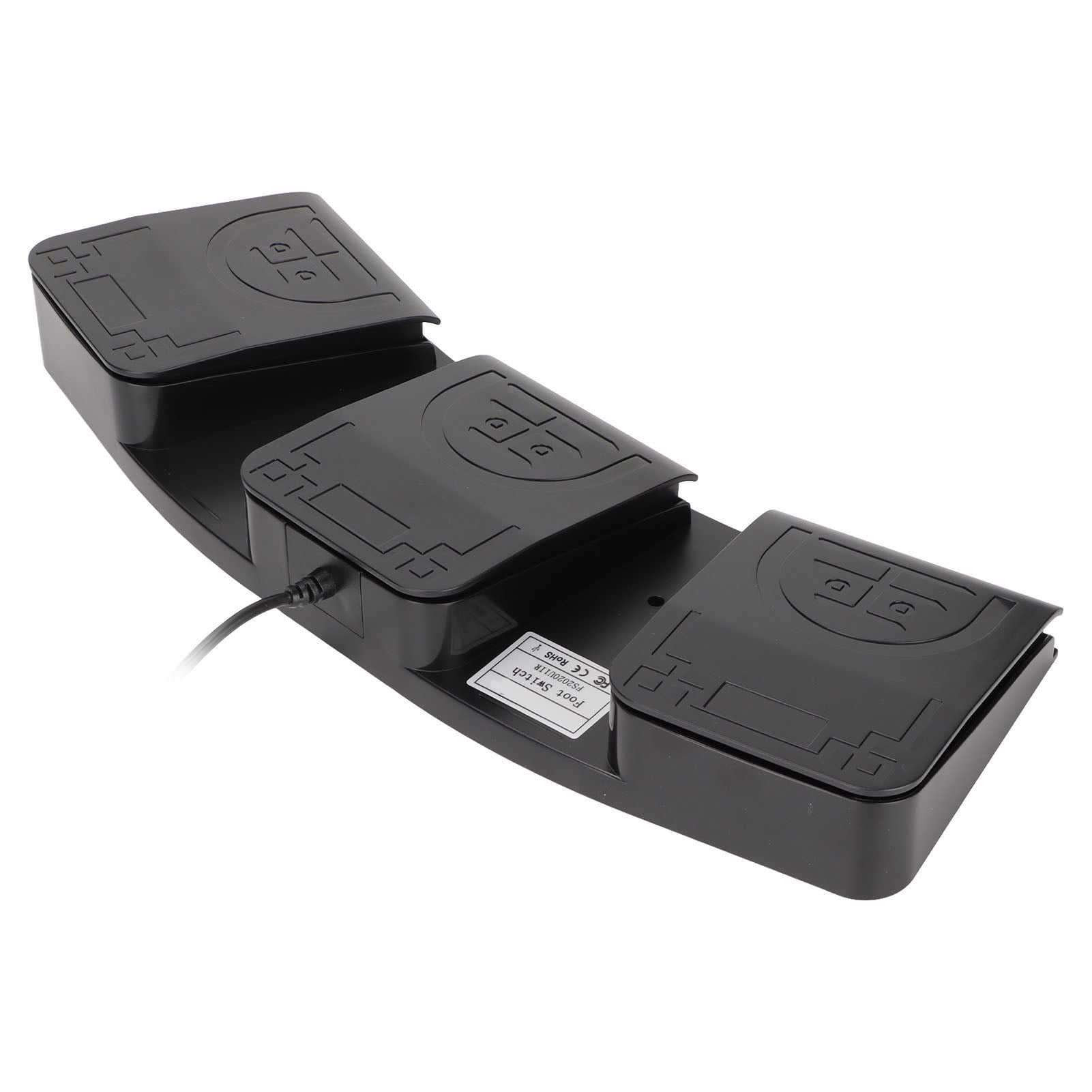 USB Triple Foot Pedal Optical Switch Control, 3 Key PC USB Foot Control