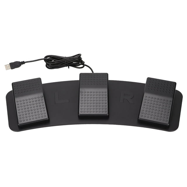USB Triple Foot Switch Pedal Multifunctional Ergonomic Triple Foot