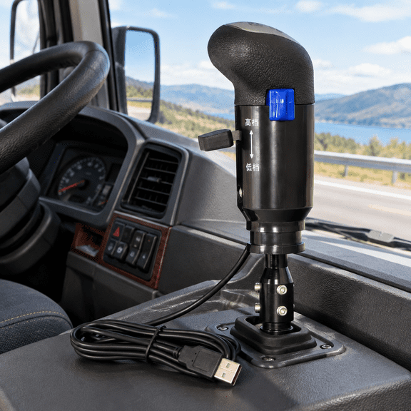USB Truck Simulator Gear Shifter for PC Racing Games, Compatible with Thrustmaster TH8A and G29 G27 G25 G920