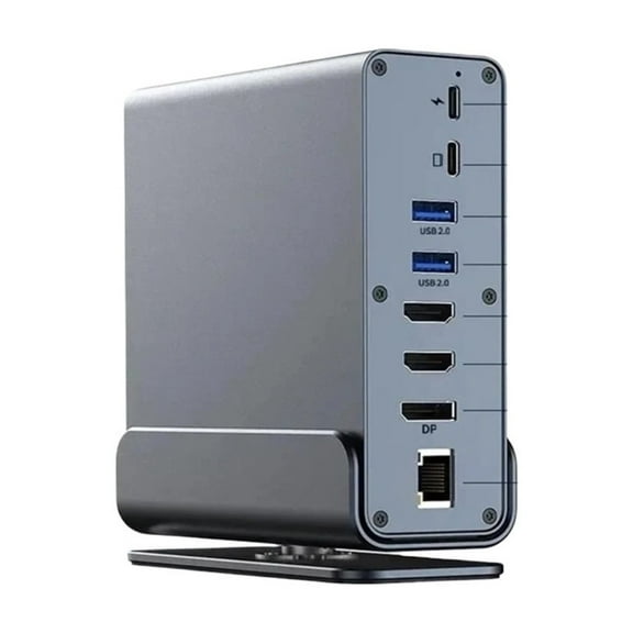 USB Type C 16 In 1 Station with USB 3.1/3.0/2.0 4K Display Port 100W PD SD/TF RJ 45 Ethernet