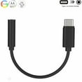 thumbnail image 1 of USB Type C to 3.5MM Headphone Adapter USB C to AUX Headphone Jack Hi-Res DAC Adapter Compatible with iPad Pro 11 2018 / iPad Pro 12.9 2018, Google Pixel 3 / Google Pixel 3XL - Black, 1 of 7