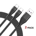 thumbnail image 1 of USB Type C Cable 10 ft 2Pack,3A Fast Charging Quick Cord,Extra Long Braided USB A to C Cables Compatible with Galaxy S10 S9 S8 S20 Plus A51 A11,Note, 1 of 7