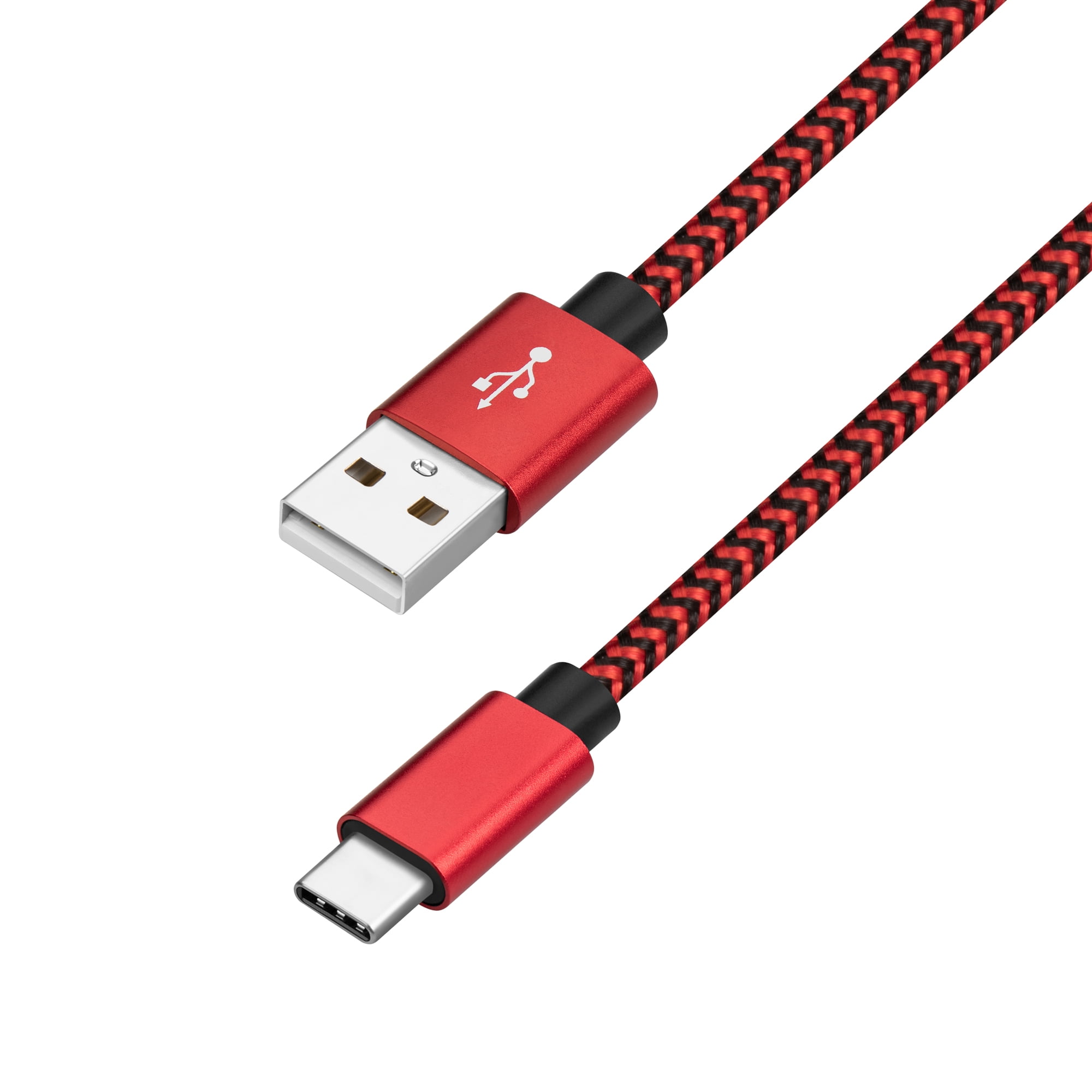 USB Type C Cable 3A Fast Charge Cord 15FT, ROFAY Quick Sync Charging USB A to USB C Charger Cable Compatible with Galaxy S22/S22+/S22 Ultra,Galaxy S21 S20 Note Pixel PS5, Red