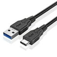 thumbnail image 1 of USB Type C Cable (6 FT) - USB-C to USB-A Standard Type A Male to Male USB 3.0 SuperSpeed Connector Adapter Bi-Directional Wire Cord Plug for Charge & Data Sync, 1 of 4