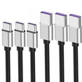 thumbnail image 1 of PBUVV USB Type C Cable 6ft, [3 Pack] USB A to USB-C 6 ft Type C Fast Charger,USBC to USBA Cord for iPhone 15 Pro Samsung Galaxy S24/S23/S22/S21/A10/A20/A51/S10/S9/S8 Plus/Note 9/8,LG, 1 of 6