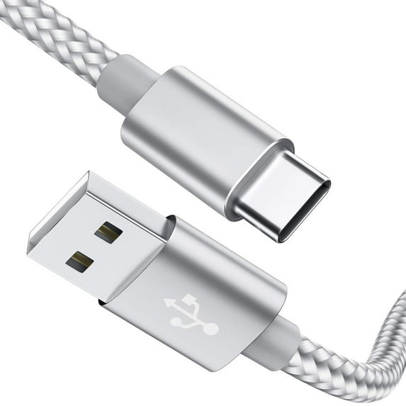 USB Type C Charging Cable (10ft), Borz USB C Nylon Braided Charger Cord for Samsung Galaxy Note 9 8 S10 S10E S9 S8 Plus, LG G7 G6 G5 V40 V30 V20, Nexus 5, Google Pixel 3/3 XL, Oneplus 6T/6/5