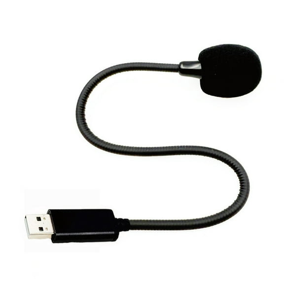 USB/Type C Computer Microphone for Meetings with 360 Gooseneck for Podcasting External Gaming Microphone