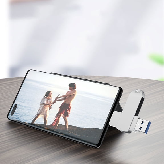 USB Type C Drive, Kadlawus USB Type C Drive, 64GB 2-in-1 Flash Drive For Smartphone And Computer, High Speed Read And Write, Metal Alloy Case, 360 Degree Rotating Cap, Convenient Data Transfer