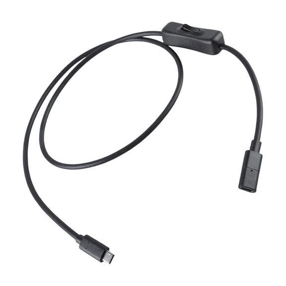 USB Type C Extension Cable USB 3.1 Gen 2 Data Sync Wire with Switching Key Compatible for Laptops Mobile Devices 3.28ft