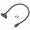 thumbnail image 1 of USB Type C Extension Cord Male to Female Data Transfer Panel Mount 30cm, 1 of 7