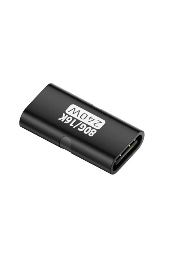 USB Type C Female to Female Adapter Supporting PD 240W for Connecting Devices with Type C Ports in Office and Home Environments