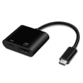 thumbnail image 1 of USB Type C to HDMI 4K 60Hz Adapter with USB-C Power Delivery Port Charge Passthrough - HDMI 2.0 4K@60Hz UHD Video Audio Converter Connector Hub Multiport Dongle Cable Wire Cord (Black), 1 of 4