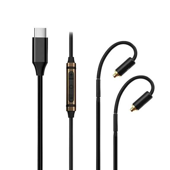 USB Type-C to MMCX 6N OCC Cable Compatible with SE215 SE535 SE846 N5005 N40 N1AP N3BP W40 W50 UE900S WESTONEU Mpro10/20/30/50 W10/20/30/40/50/60/70/80 ES AC XELENTO Earphones