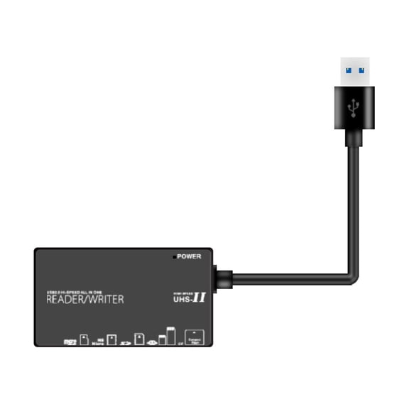 USB/Type C Memory Card Reader 5 in 1 TF MS Simultaneously Read Writer For Phone Laptop Computer