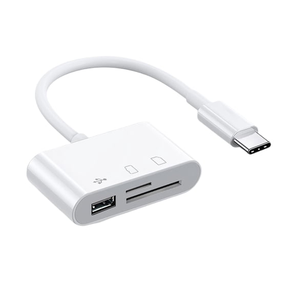 USB Type C Memory Card Reader Adapters Cable USB C Card Reader Data Converters Cord Wire for Laptops Phone