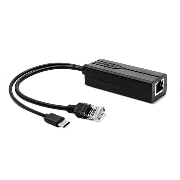 USB Type C POE Splitter Adapter 48V to 5V Power Conversion for Networking Device