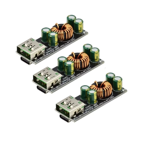 USB Type C Power Module 60W DC6-35V Input PD3.0 QC4 Fast Charging Adapter Module For Smartphones Laptops Tablets