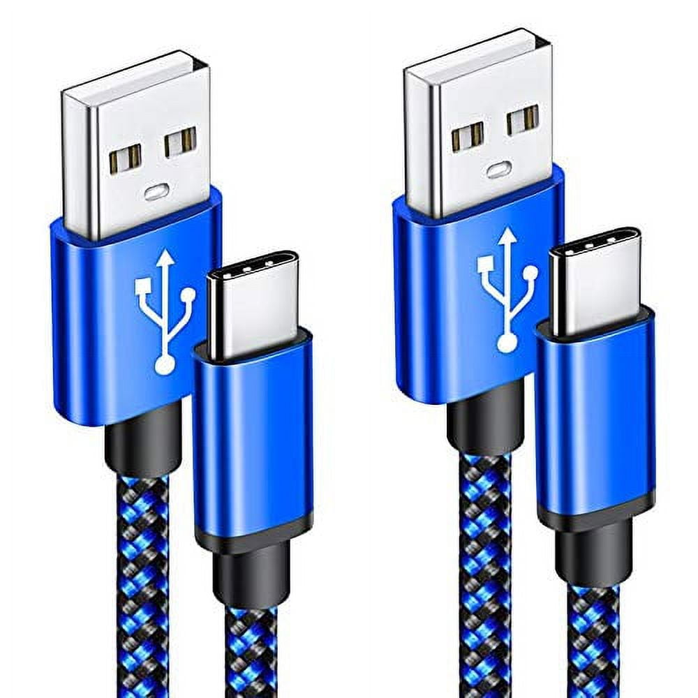 USB Type C Quick Charger Cable 2pack 6ft Fast Charging Cord for