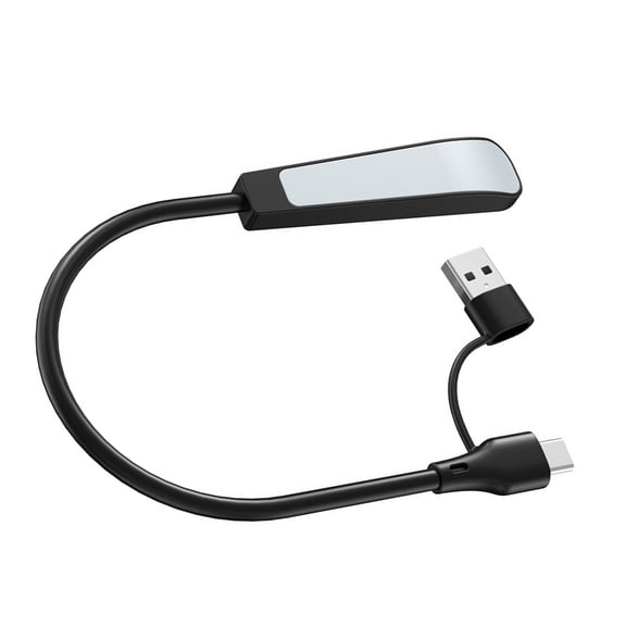 USB Type C Reading Lamp Adjustable Small Light for Laptop Dimmable Reading Light Notebook Lamp Home