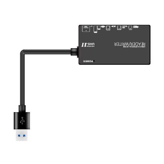 5 Slot USB/Type C TF MS Card Reader for Camera Memory Simultaneously Read